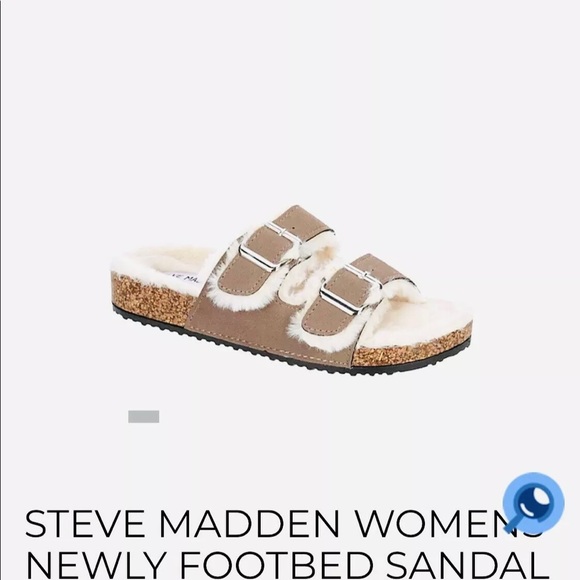 (◕‿◕) SALE Steve Madden Newly Slide Sandals suede slippers NO offers sorry - Picture 1 of 8